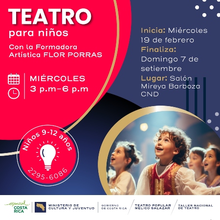 Teatro para Niños y Niñas 2025 Miércoles